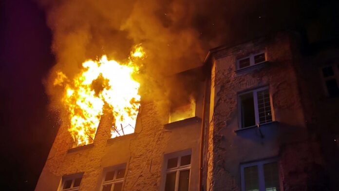 pożar fot. OSP Kalisz Lis