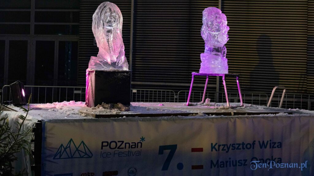 Poznań Ice Festival 2022 konkurs małej rzeźby fot. Sławek Wąchała