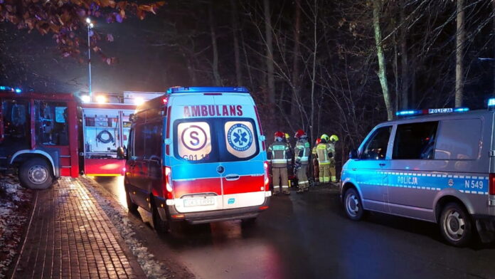 wypadek fot. KP PSP Kościerzyna