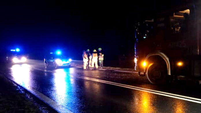 wypadek fot. OSP Maciejowice
