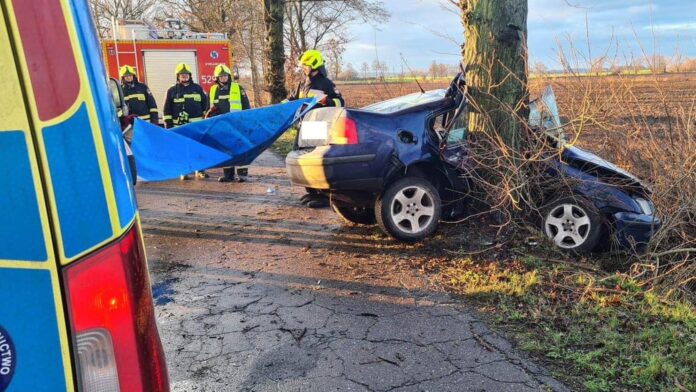 wypadek fot. OSP Rogoźno