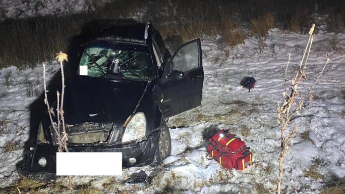 wypadek, Kościerzyna fot. OSP KSRG Nowa Karczma