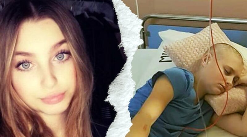 Julia Buda-Łabajska, chora nastolatka z Wrześni fot. siepomaga