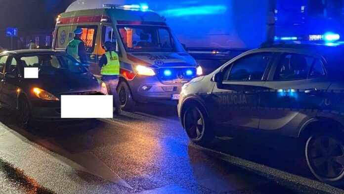 wypadek fot. OSP Tykadłów