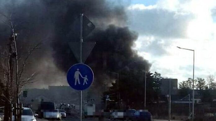 pożar fot. OSP Koło nad Wartą