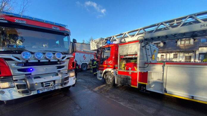 pożar fot. OSP KSRG Bukowiec