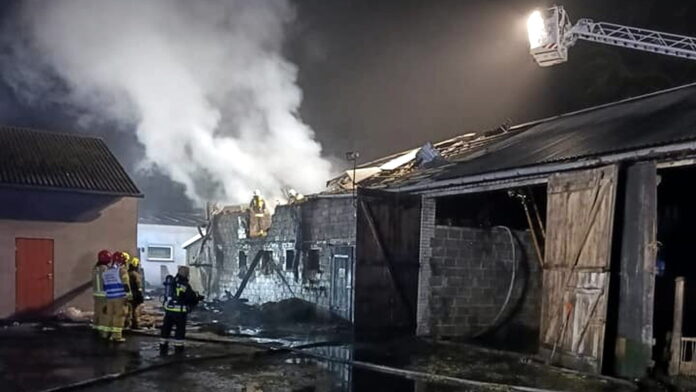 pożar fot. OSP Panigródz