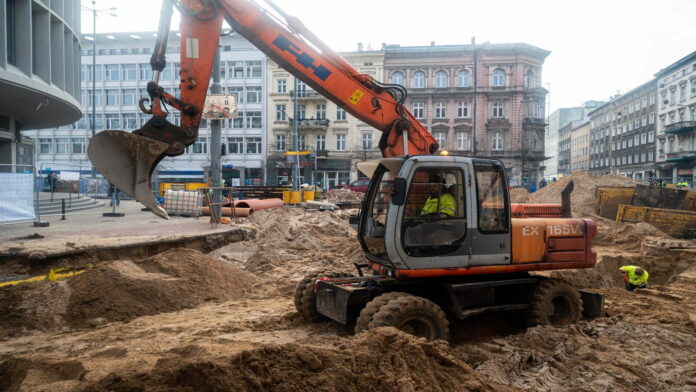 prace przy Okrąglaku fot. PIM