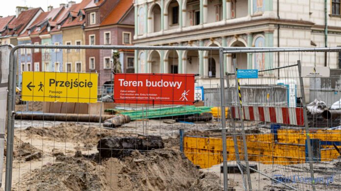 Stary Rynek remont 15.01.2023 fot. Sławek Wąchała