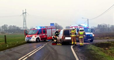 wypadek fot. OSP Kramsk