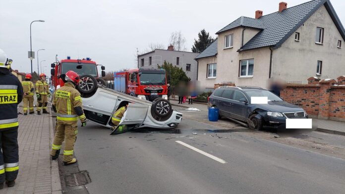 wypadek fot. OSP Słupca
