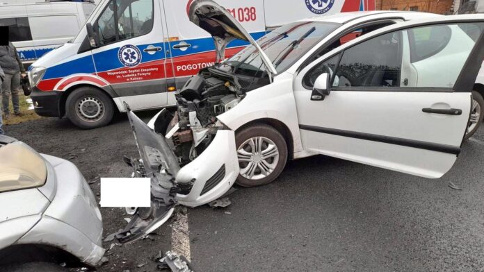wypadek fot. OSP Stawiszyn