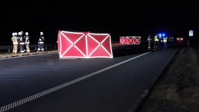 wypadek na S5 fot. KP PSP Kościan