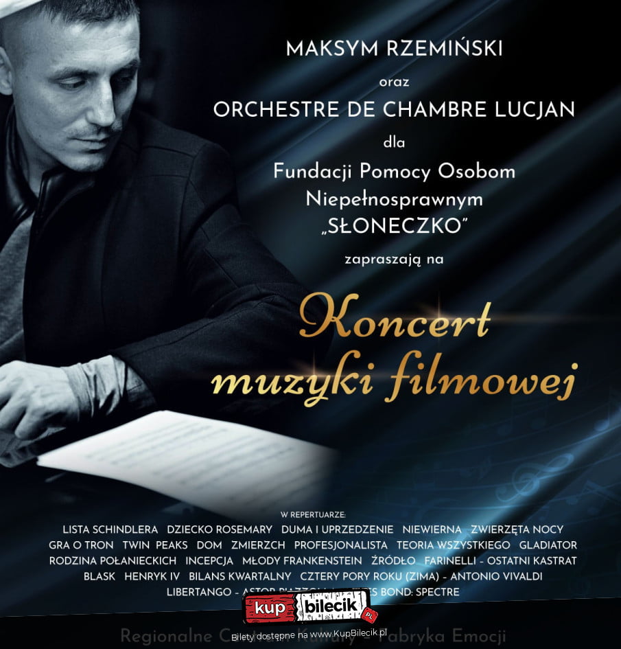 Maksym Rzemiński oraz Orchestre De Chambre Lucjan dla Fundacji Pomocy Osobom Niepełnosprawnym SŁONECZKO. (88595)