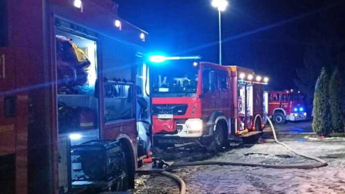 pożar fot. KP PSP Wągrowiec