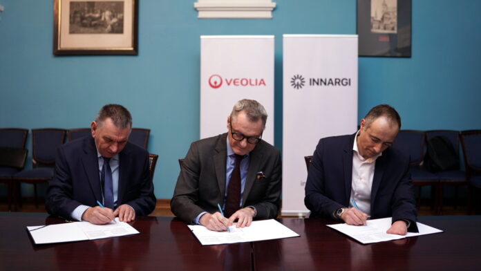 Veolia, Innargi, podpisanie listu intencyjnego fot. Veolia Poznań