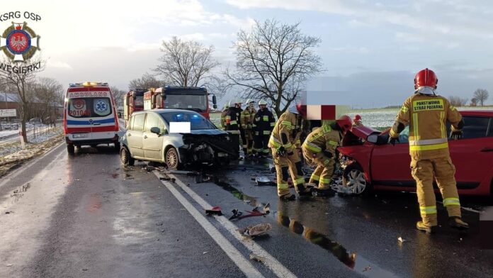 wypadek fot. OSP KSRG Węgierki