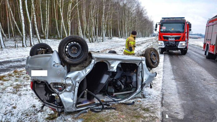 wypadek fot. OSP Wilkowyja