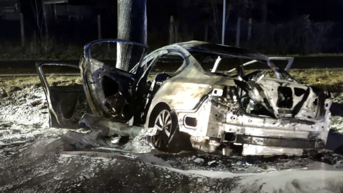 wypadek Opatówek fot. KM PSP Kalisz