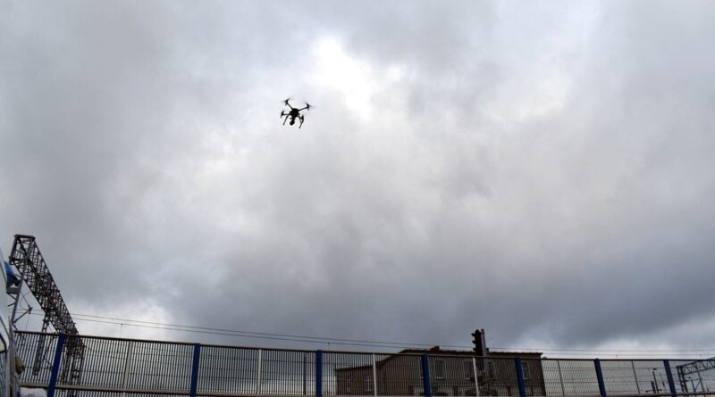kontrole dronem fot. policja Kościan