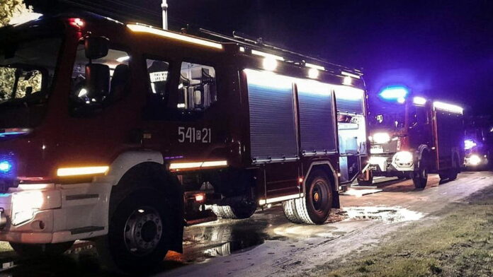 pożar fot. KP PSP Ostrzeszów