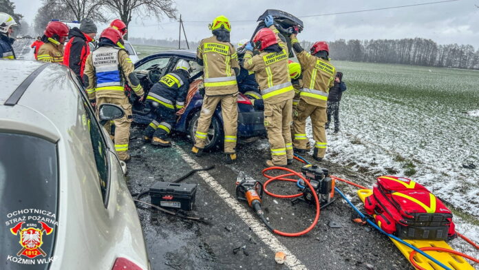 wypadek fot. OSP Krotoszyn