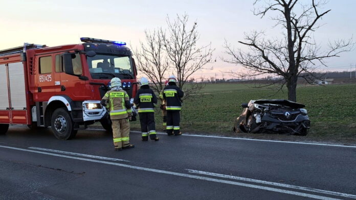 wypadek fot. OSP Węgierki