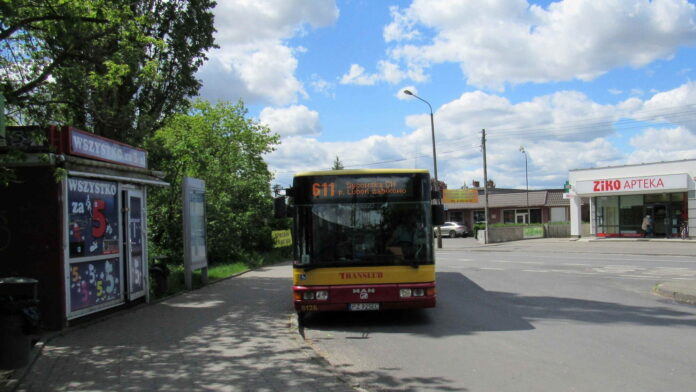 autobus linii nr 611 fot. ZTM