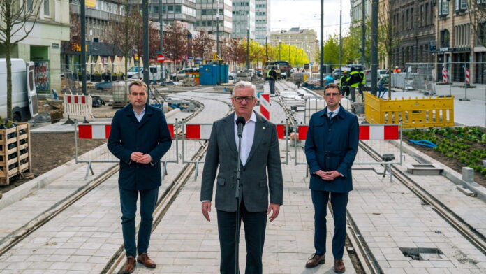 Mariusz Wiśniewski, Jacek Jaśkowiak, Filip Olszak fot. UMP