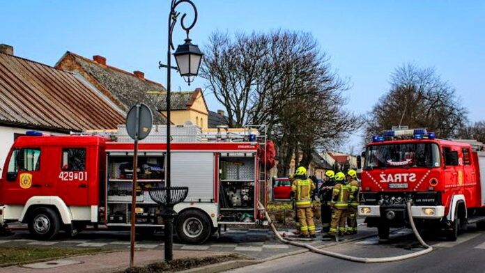pożar fot. KP PSP Gniezno