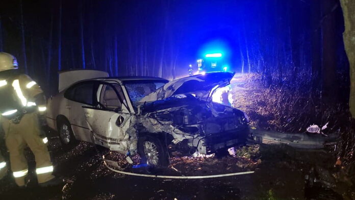 wypadek fot. OSP Trzemeszno