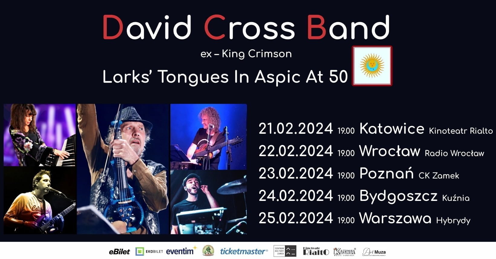 DAVID CROSS BAND trasa ,,Larks’ Toungues in Aspic at 50’’ (481671)