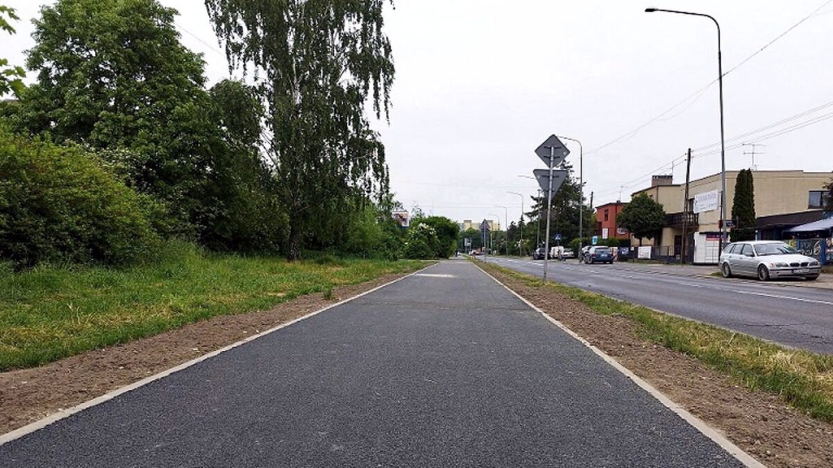 Jaroczyńskiego, nowy chodnik fot. ZDM