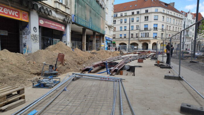 remonty w centrum, 3 maja fot. K. Adamska
