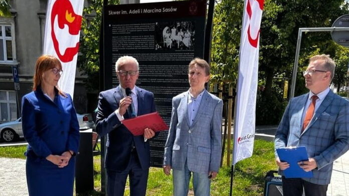 skwer im. A.M. Sasów fot. powiat Gniezno