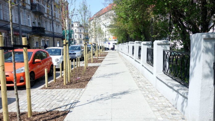 ul. Grobla po remoncie fot. ZDM