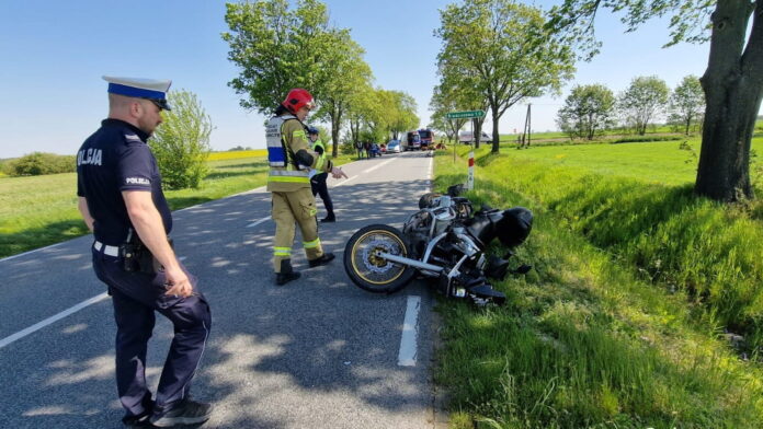 wypadek Brodziszewo fot. KP PSP Szamotuły