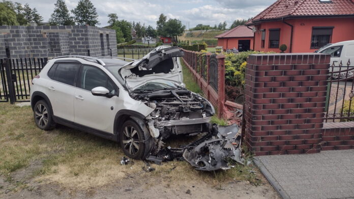 wypadek Stobno fot. KM PSP Kalisz