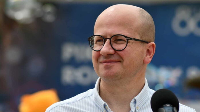 Bartłomiej Wróblewski, piknik rodzinny 800 plus w Luboniu fot. K. Adamska