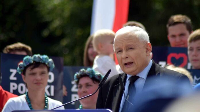 piknik PiS Połajewo, Jarosław Kaczyński fot. K. Adamska