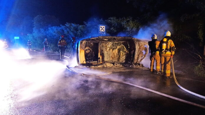 wypadek Modła Królewska fot. KM PSP Konin