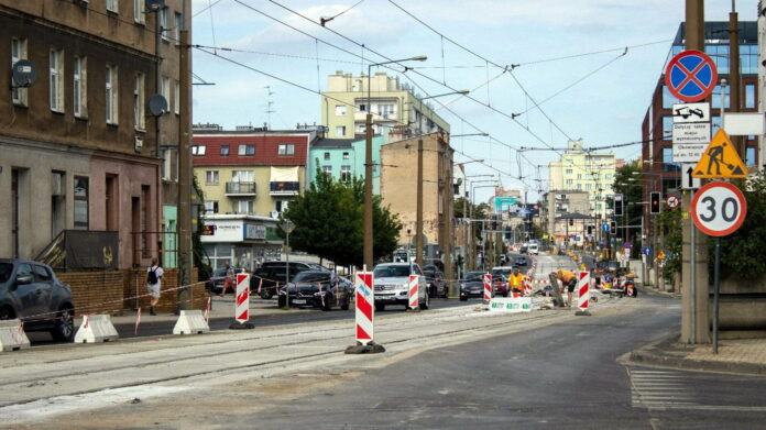 Głogowska remont fot. MPK