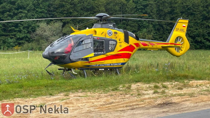 śmigłowiec LPR fot. OSP Nekla