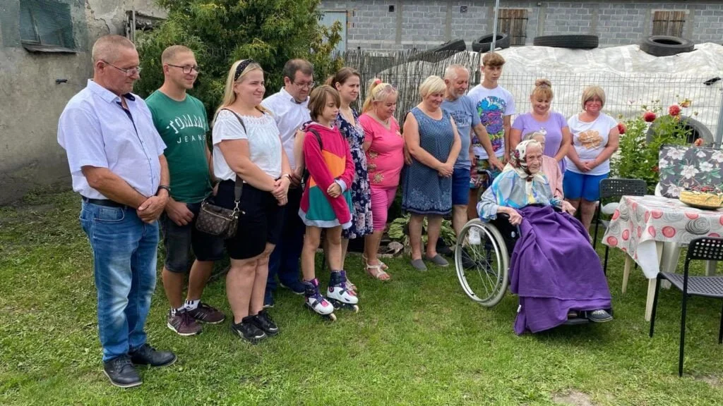 Stanisława Bożyk, 104. urodziny fot. UG Czerniejewo