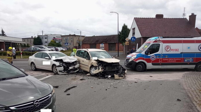 wypadek fot. KP PSP Krotoszyn