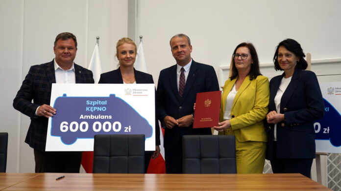 dofinansowanie dla szpitala w Kępnie fot. WUW