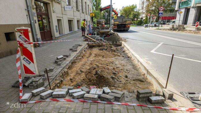 odbruki na Łazarzu fot. ZDM