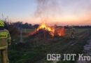 pożar fot. OSP JOT Krobia