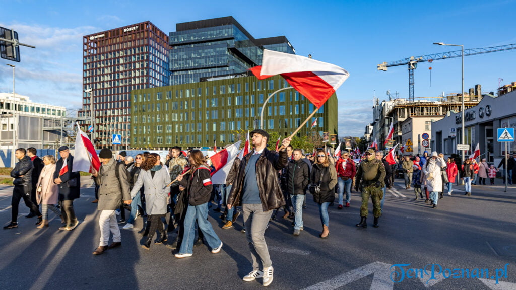 Marsz Niepodległości 2023 Poznań fot. Sławek Wąchała