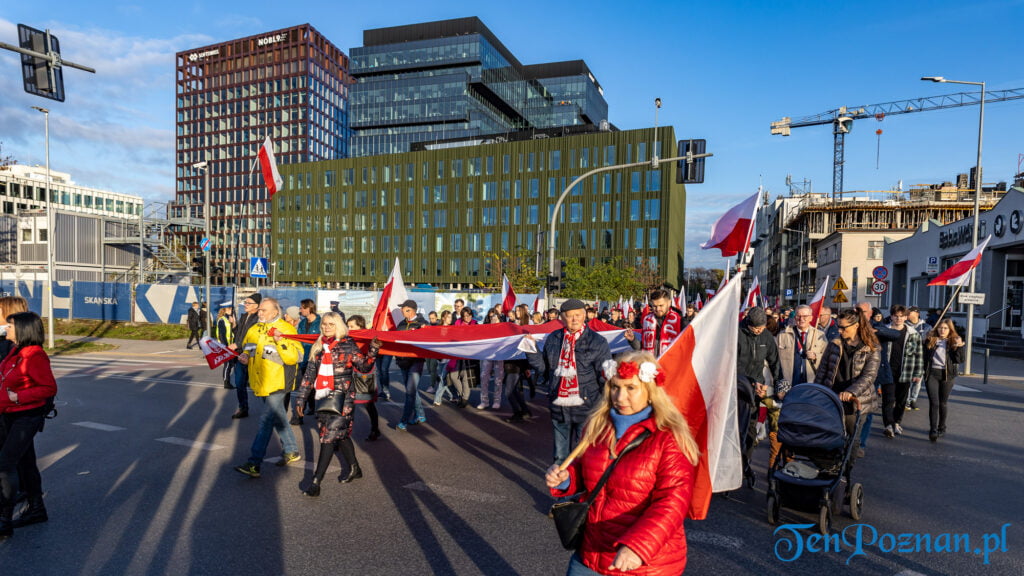 Marsz Niepodległości 2023 Poznań fot. Sławek Wąchała